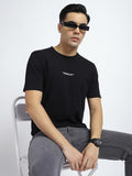 Men Cotton Regular Fit Crew Neck Graphic T-shirt